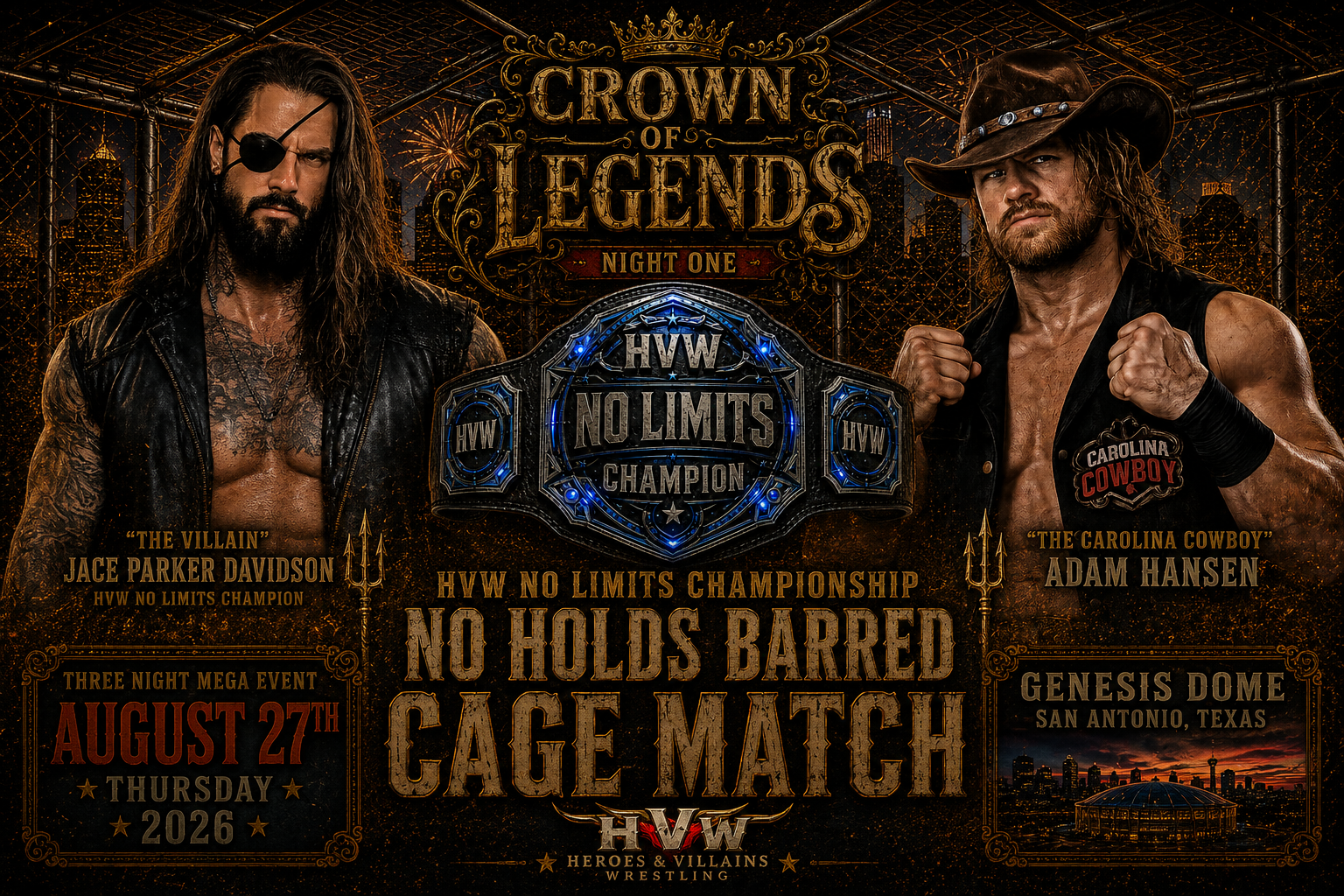 The legends are here. Crown of Legends night one is live!